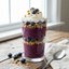 Blueberry Parfait Protein Pudding